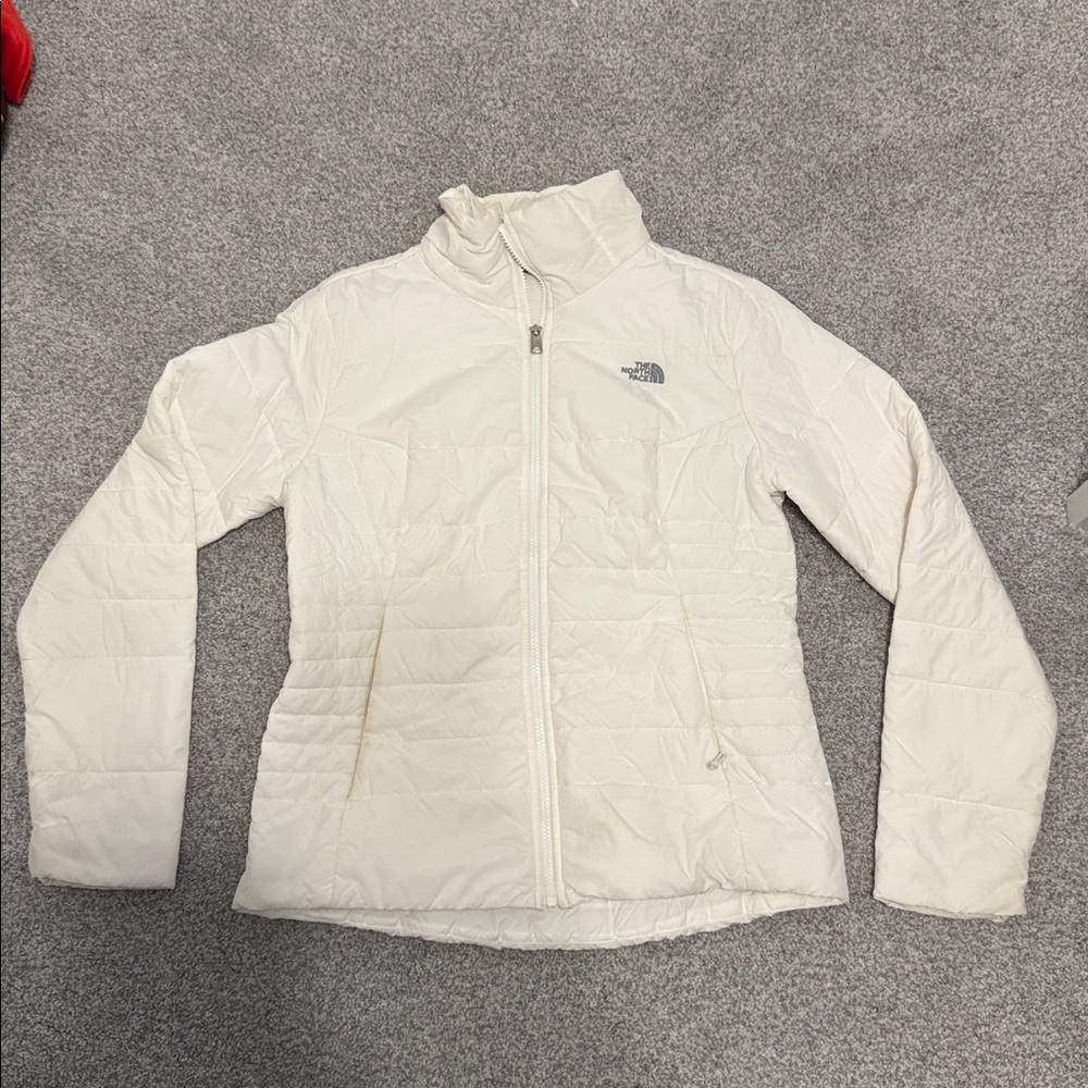 The North Face White Quilted Jacket